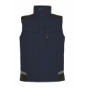 FHB BODYWARMER HAUKE MARINE BLAUW-ZWART