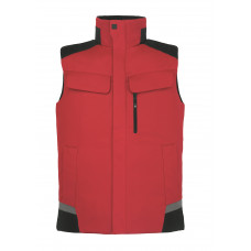 FHB BODYWARMER HAUKE ROOD-ZWART