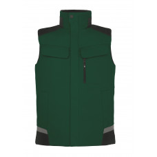 FHB BODYWARMER HAUKE GROEN-ZWART