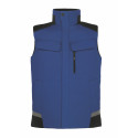 FHB BODYWARMER HAUKE KOBALT BLAUW-ZWART