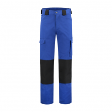 WERKBROEK KATOEN/POLYESTER KORENBLAUW