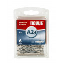 NOVUS BLINDKLINKNAGEL A2,4 X 6MM, ALU SB, 30 ST.