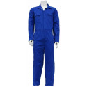 OVERALL POLYESTER/KATOEN KORENBLAUW