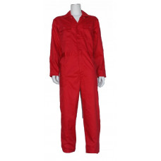 OVERALL POLYESTER/KATOEN ROOD