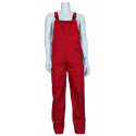 TUINBROEK POLYESTER/KATOEN ROOD