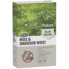 POKON MOS EN ONKRUID WEG 1,375KG VOOR 25M2 OMDOOS