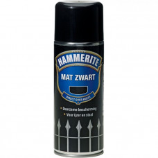 HT METAALLAK MAT ZWART 400ML