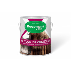 KOOPMANS HOUTLAK PU BLANK ZIJDEGLANS 750 ML.