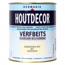 HOUTDECOR 601 GEBROKEN WIT 750ML