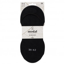 BASIC MODAL NO SHOW SOCKS 3-PACK WIT 35/38
