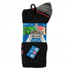 HIKING SOKKEN ASSORTED 3-PAK 39/42
