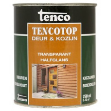 TENCOTOP DEUR & KOZIJN TRANSPARANT IROKO TEAK 0,25