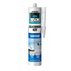 BISON SILICONENKIT SANITAIR ANTRACIET CRT 300ML*12 NL