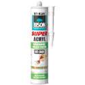 BISON SUPER ACRYLAAT SCHILDERSKIT WIT CRT 300ML*12 NLFR