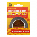 DUCTTAPE ZELFKLEVEND TEXTIELBAND HQ+ ZWART 4 M X 38 MM