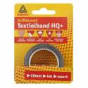 DUCTTAPE ZELFKLEVEND TEXTIELBAND HQ+ ZWART 4 M X 19 MM