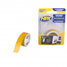 REFLECTERENDE TAPE - GEEL 19MM X 1,5M