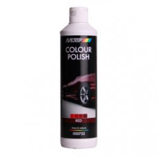 CAR CARE BOTTLE -COLOUR POLISH RED 500 ML