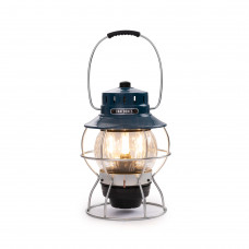 BAREBONES RAILROAD LANTERN OCEAN BLUE