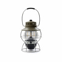 BAREBONES RAILROAD LANTERN OLIVE