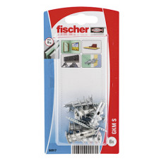 FISCHER DHZ GKMSK METAL GIPSPLAATPLUGGEN(6X) 15158