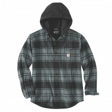 105621ELM FLANNEL FLEECE LINED HOODED SHIRT JAC ELM